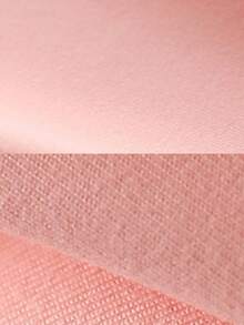 少女卡通猫和口号图案短袖T恤暑假 - 粉色 - 查看 5