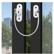 Tapsin 4X Home Windows Door Cable Restrictor Child Baby Safety Security Lock Catch Wire Guard Against Theft Prevent Babies From Falling - Perak - View 2