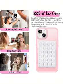 5 件双面硅胶吸盘手机支架 - 用于自拍和视频拍摄，抓握力强，兼容 和 Android - 粘性硅胶支架，适合淋浴使用，非常适合视频录制和摄影，兼容 、Android 手机，生日礼物，家人，朋友手机支架，手机配件