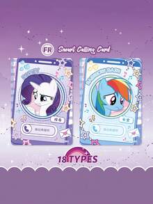 Hasbro 我的小马驹暮光闪闪和朋友们卡片 - 收藏品交易套装，包含稀有全息影像，儿童礼物之选