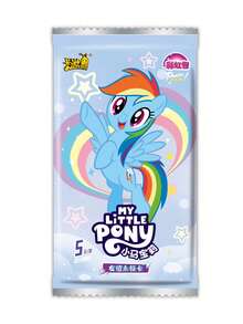 Hasbro 我的小马驹暮光闪闪和朋友们卡片 - 收藏品交易套装，包含稀有全息影像，儿童礼物之选