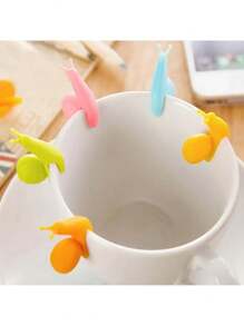 1/5pcs Snail Shaped Silicone Tea Infuser - Small Kitchen Tool For Tea Lovers, Perfect Decoration For Teacup, Hanging Tea Bag, Great Gift For Wife & Friends Back To School