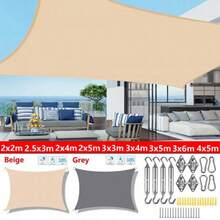 Awnings Sun Shade Sail Canvas Awning Rectangle Pool Sun-Shelter Sail