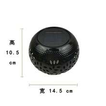 Solar Powered Desk Lamp, Energy-Saving Small Night Light For Outdoor Courtyard, Photography Ambience Light, Balcony Garden Decor Creative Table Lamp - White - View 6