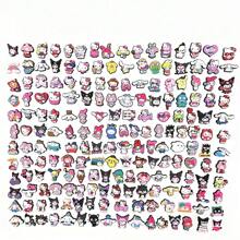 Sanrio 10pcs/20pcs/30pcs/50pcs Sanrio Character Hole Punched Shoe Decoration, Hello Kitty DIY Shoe Flower PVC Soft Accessories