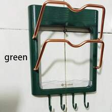 1pc Curling Iron Storage Rack Wall-Mounted Perforation-Free Bathroom Wall Dormitory Artifacts Under The Table Flat Hair Splints To Prevent Ironing - Multicolor - View 12