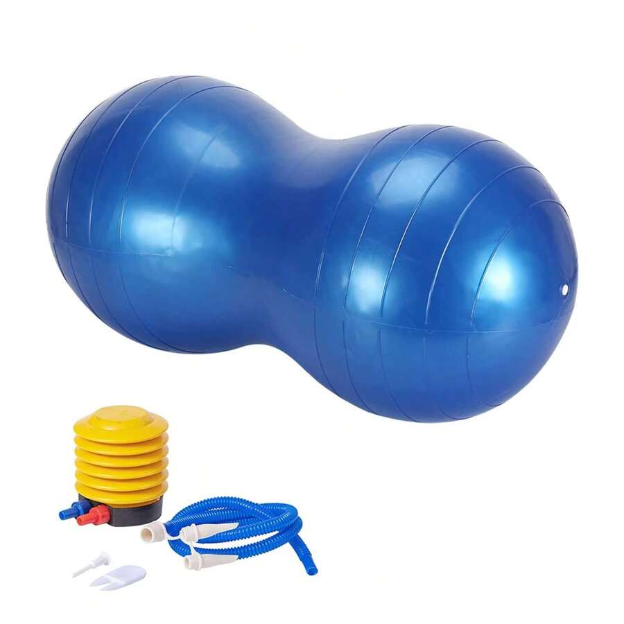 Yoga Peanut Ball 90x45cm Exercise Ball With Pump For Sensory Equipment ...