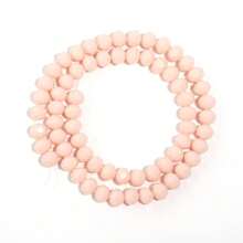 1 pieza de Cuenta espaciadora de cristal de abáco facetado de cerámica de 3/4/6/8/10mm, moda multiusos DIY para pulseras, collares, elaboración de joyas, cadenas de teléfono, llaveros, al por mayor de cuentas