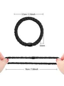 10pcs Colorful Thick Elastic Hair Ties, High Ponytail, Non-Damaging Hair Accessories,Hair Accessory,Hair Accessories,Hair Accessories For Women,Fall,Travel,Hair Tools,Accessories Women,Hair Stuff,Curly Hair,Scrunchies,Scrunchies Hair,Curly Hair Accessories,Gifts,Travel,Gifts For Women,Hair Stuff,Stocking Stuffers