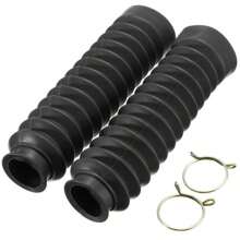 Motorcycle Universal Front Fork Protection Cover Shock Absorber Dust Cover Shock Absorber Leather Cover Dustproof Cover