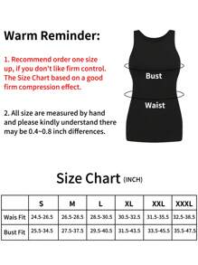 Women Shapewear Tummy Control Tank Tops Seamless Compression Tops Slimming Camisole