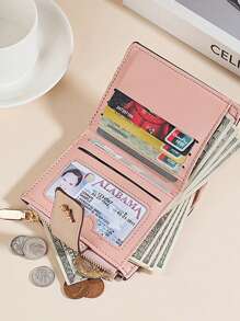 Ladies Elegant Floral Coin Purse, Multi Card Slots, Versatile Student Wallet - Multiple Colors Available