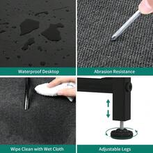 YITAHOME Dresser With 4 Drawers - Fabric Storage Tower, Organizer Unit For Bedroom, Living Room, Hallway, Closets - Sturdy Steel Frame, Wooden Top & Easy Pull Fabric Bins