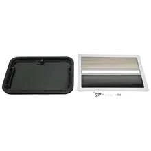 YUNRUX Motorhome Window Caravan Side Window Tinted Hinged Window RV Camper Window - Black and White - View 6