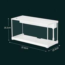 Betta-Aquarium, Aquarium aus klarem Acryl, Fischglas für Goldfische, kleine Fische, oberes zirkulierendes Filtersystem, leise Wasserpumpe, Home Office Desktop dekorativ