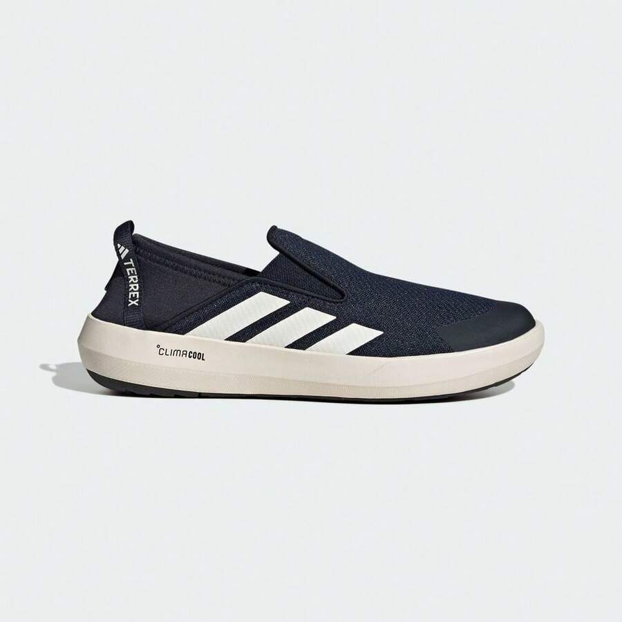 Adidas 2025 TERREX BOAT SLIP-ON CLIMACOOL 低帮户外男女通用鞋 JI3503 - 藍色 - 查看 1
