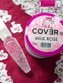 Polvo Acrilico Make Cover 1 onza Fantasy Nails para aplicación de uñas esculturales y acrílico uso profesional - Rosa Fucsia - Ver 2