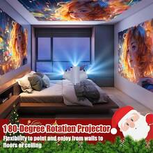 XBJ Portable 16:9 HD Projection Screen - Foldable Wrinkle-Free Cloth, Suitable For Indoor/Outdoor Use, Double-Sided Viewing, Ideal For Home Theater, Party, Office And Classroom, Cinema Screen, Support Projection Of Various Projection Devices - 白色 - 查看 2