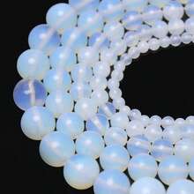 Natural Stone Beads Pink Crystal Agate Citrine Quartz Loose Beads For Jewelry Making Bracelet Stone Beads DIY Accessorie 4 6 8 10mm - Opal - View 6