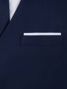 Men's Suit Vests Casual Formal Dress Vest For Men Business Wedding Party Slim Fit Waistcoat Vest With Real Pockets For Suits Tuxedo - 藏蓝色 - 查看 6