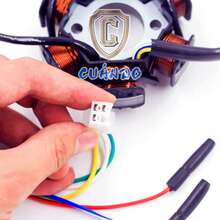 Bobina Estator 6 Polos Para Italika Atv150 Sport Y C/reversa - Negro - Ver 2