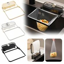 1pc Mounted Kitchen Drain Filter With Collapsible Basket + Free 50pcs Filter Nets