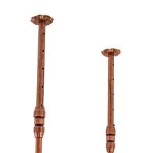 YUNRUX 100cm Metal Hanging Shelf Wine Rack Ceiling Shelf Bottle Holder Bottle Rack Ceiling Ceiling Shelf Ceiling Wine Rack For The Ceiling 20 Glasses Wine Glass Holder Hanging - Bronze - View 7