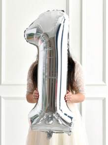 40 Inch Aluminum Foil Balloons, Gold Number Balloons