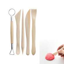 13pcs Pottery Tools Set, Ceramics Sculpting Carving Knives, Ribs, Sponge, Piercing Needles, Soft Clay Modeling Tools - Clay Tools - View 3