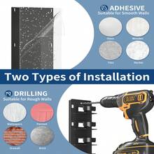 2 Peças Rack de Chapéu Montado na Parede com Caixa de Armazenamento, Rack de Chapéu de Beisebol de Plástico com Opções de Montagem com Cola e Parafuso para até 24 Chapéus, para Armários, Portas, Paredes, Mesas