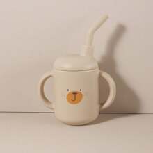 120ml 婴儿硅胶饮水杯，幼儿防掉吸管训练杯 - 彩色 - 查看 6