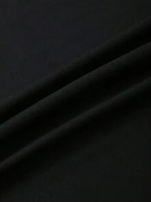 闪亮珍珠设计：心形图案 T 恤，春/夏 - 黑色 - 查看 4