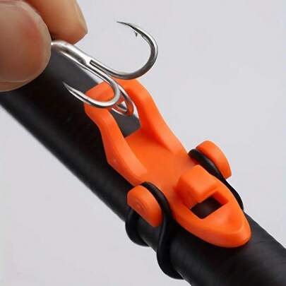 1/3/5pcs/10pcs/20pcs Fishing Rod Hook Keeper, Lure Bait Hanger, Jig Hooks Keeping Holder, Fishing Tool(Random Color)