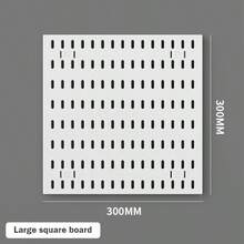 Complete Perforated Board Wall Panels, Plastic Accessories For Pegboard Display And Storage Racks, DIY Entry Wall, Hooks, Baskets, Divider Hooks, Storage Display Wall, Multi-Functional Display Rack, ABS Plastic Entry Display Rack, Gray Honeycomb Grid, With Hidden Screw Holes, Suitable For Key Display/Vertical Expansion/Computer Room Display/Home Office/Kitchen/Studio/Store And Various Occasions - Multicolor - View 17
