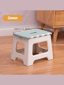 坚固耐用加厚便携式折叠凳带手柄 - 简易办公凳，时尚，美观，坚固耐用，家用折叠凳，节省空间，易于存放，适合室内，派对，野餐，成人和儿童便携式折叠椅，适合家庭使用，户外钓鱼。