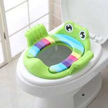 1pc Cartoon Cute Portable Toilet Seat For Boys And Girls, Home Use Toilet Seat, Urinal Seat, Toilet Seat Cushion, Travel Toilet Seat, Colorful Seat Cushion, Portable Foldable Toilet Seat, Non-Slip Toilet Training Seat Cover - Multicolor - View 11