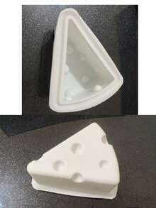 Cheese Shape Silicone Mold DIY Handmade Candle Mold For Candle Making - White - View 3