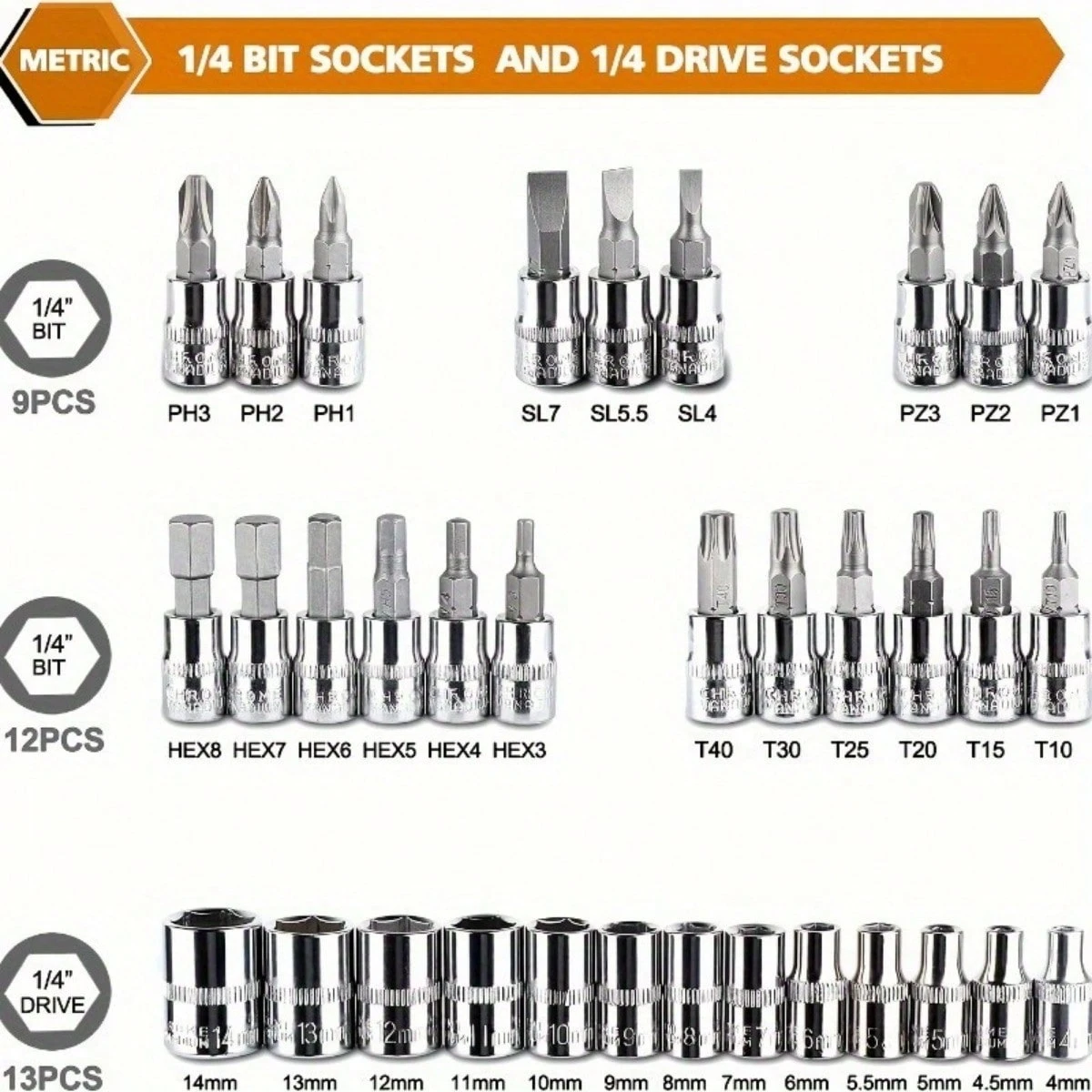 KIMISS Set Di 23 Strumenti Per Rimozione Terminali Elettrici Auto, Universale, Con Custodia In Plastica - 3