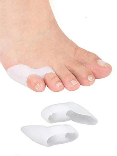 2-10只装弹性硅胶脚趾套，脚趾帽，脚趾保护套，脚趾垫，适合穿鞋，左右脚通用