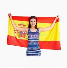 MEJORADA Spanish Flag 90x150CM - High Quality Polyester, Strong And Durable, Ideal For Indoor And Outdoor Decoration, Events And Parties - 彩色 - 查看 4