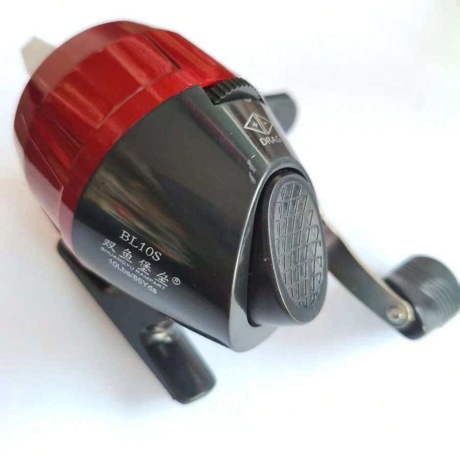 1pc Spring Reel Fishing Reel, Closed-Loop Circulation Lure Reel, Internal Axis Bow Fishing Reel (Patterns May Vary) - Multicolor - View 1