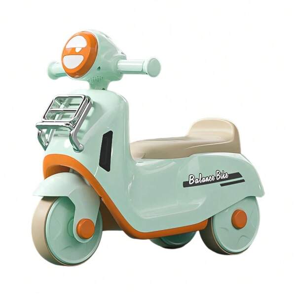 Mini Moto Montable, Juguete Para Niños, Mini Moto-Andador con Luz y Sonido, Para Niños de 2-4 Años, Juguete Montable Para Regalo, Material Resistente, Uso en Interiores y Exteriores