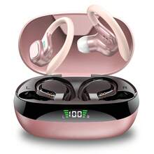 LIFEBEE Wireless Sport Earbuds With Mic And LED Charging Case - True Stereo Sound And Earhook Design For Running And Workouts