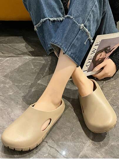 2025 New [Summer Essential]Women's Fashionable Hollow-Out Clogs - Breathable Non-Slip Thick Sole Sandals For Casual/Beach/Outdoor Wear