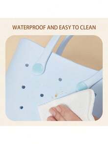 Miniso 迪士尼史迪奇孔设计便当袋，轻巧便携，非常适合通勤和旅行（1 件） - 藍色 - 查看 2