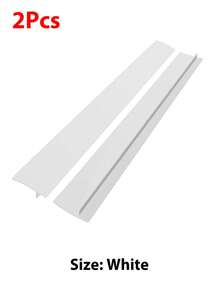 1/2pcs Premium Soft Silicone High-Temperature Resistant Gap Strip - Waterproof, Oil And Dirt Repellent, Easy Clean, Countertop Perfect, Soft Sealing Solution For Kitchen Gaps