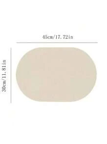 1/2 Peças Jogo Americano de Mesa Antiderrapante e Resistente ao Calor, Impermeável, Placemat de Cozinha e Jantar, Porta-copos de Couro Sintético, Suprimentos para Casa