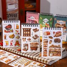 18 coli/Cărți cu stickere, Seria Leisurely Moment, Autocolante cu tematică retro casual pentru copt, Rechizite pentru albume, Caiete decorative, Rame foto, Huse de telefon, Pahare de apă, Reviste de gunoi, Cutii de papetărie, Autocolante personalizate DIY, Rechizite școlare, Înapoi la școală - Multicolor - Vizualizare 2