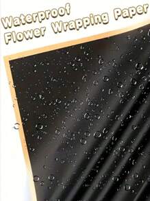 20pcs Flower Wrapping Paper Flower Bouquet Wrapping Paper Sheets With Golden Edge Korean Style Wrapping Paper For DIY Craft Gift Package Decoration Floral Supplies, Wrapping Paper, Tissue Paper, Flower Bouquet Supplies