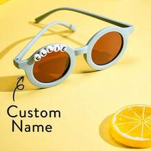 1pc Custom Mini Name Fashion Glasses Custom Student Glasses Personalised Student Fashion Glasses Personalized Name Fashion Glasses For Girls Or Boys Toddler Fashion Glasses Gift